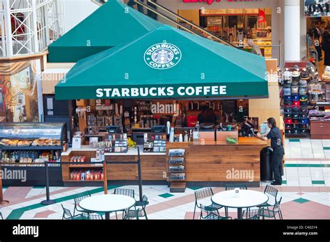 Starbucks Inside Pentagon City Mall Arlington Virginia Stock Photo
