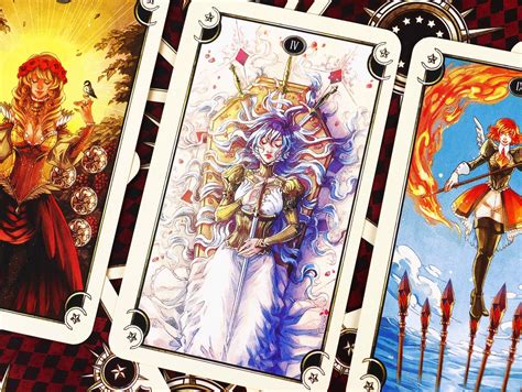 Anime Tarot Deck Mit Buch Mystisches Manga Tarot Deck Mit Etsy