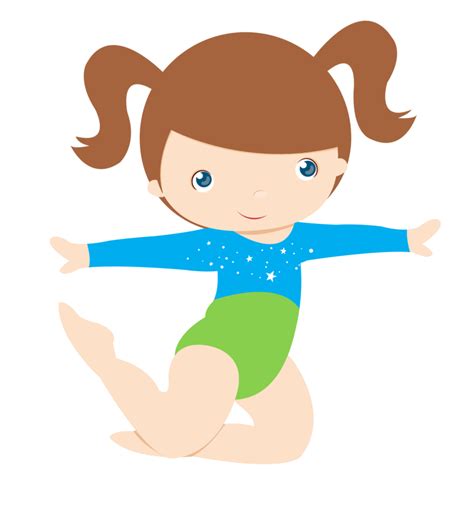 Girls Clipart Gymnastics Girls Gymnastics Transparent Free For