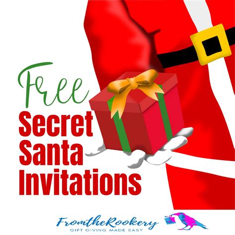 Secret Santa Invite Template