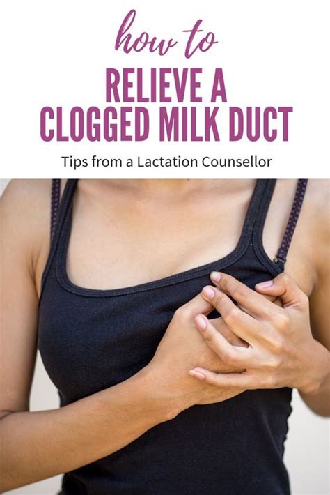 How To Relieve A Clogged Milk Duct Artofit