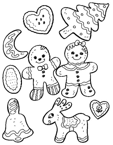 Printable cookie monster coloring pages for kids. Christmas Cookies | Coloring Pages To Print