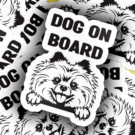 Pet On Board Personalised Sticker Customkings