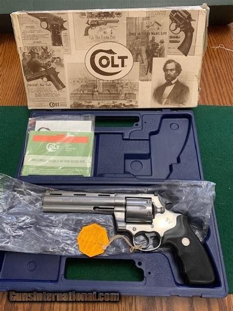 Colt Anaconda 45 Lc Cal 6 Stainless Appears Unfired New Cond In