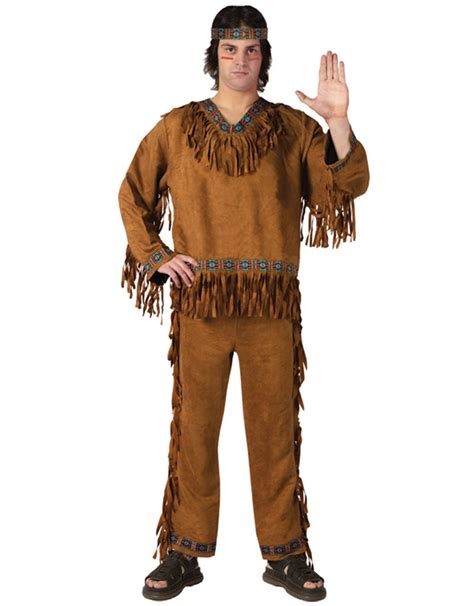 native american male costume men s party on