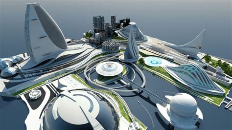 3d Model Future City Futuristic Architecture Futuristic City Future