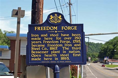 Freedom Forge Pennsylvania Historical Markers On