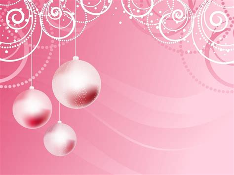 Christmas Pink And Gold Wallpapers Wallpaper Cave