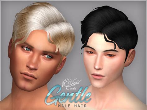 Wistfulcastles Gentle Male Hair Sims 4 Hair Male Mens Hairstyles