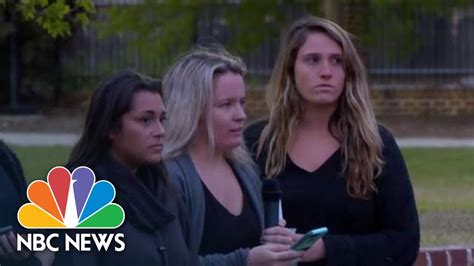 Students Hold Emotional Vigil For Slain College Student Nbc News