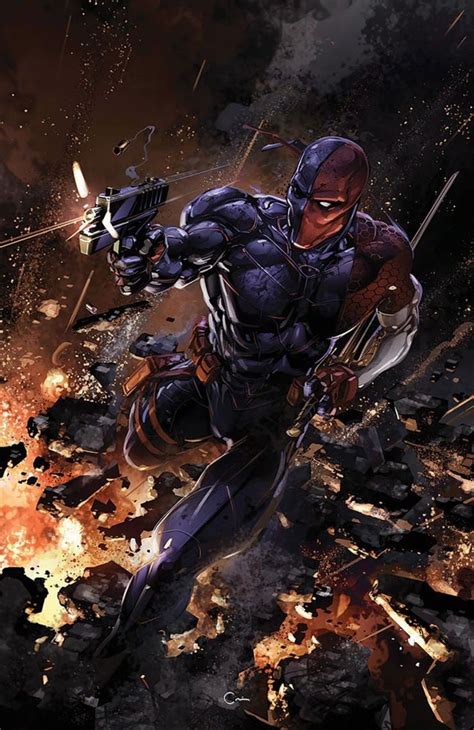 Deathstroke 43 Variant Cover By Clayton Crain Deathstroke Comics