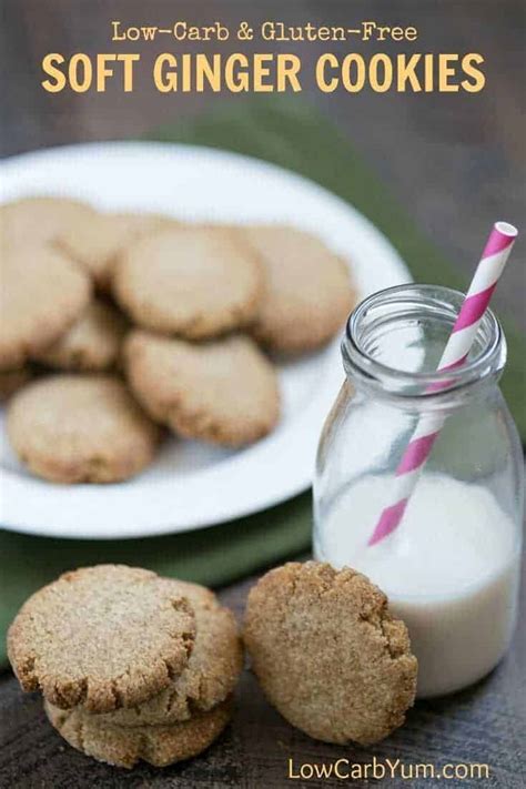 Gluten Free Ginger Snaps Cookies Keto Sugar Free Low Carb Yum