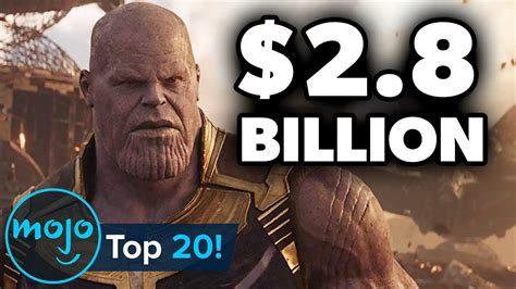 Top 20 Billion Dollar Box Office Movies Public Content Network The