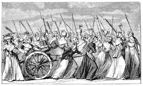 Posterazzi French Revolution 1789 Nparisian Women Marching To