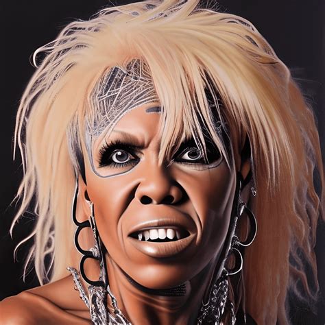 Wendy O Williams Of The Plasmatics Hyper Realistic And Intricate