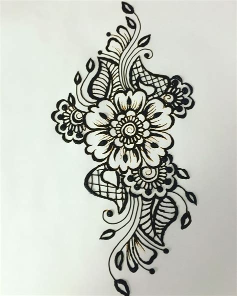 Simple Henna Design Instagram Slowloris Henna Beginner Henna Designs Flower Henna Henna