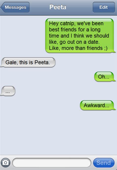 Sweet dreams….with me in them. Hunger Games Text. Haha... | Funny texts crush, Funny text ...