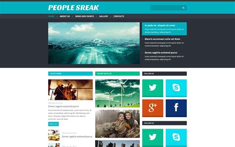 News Portal Responsive Joomla Template Templatemonster