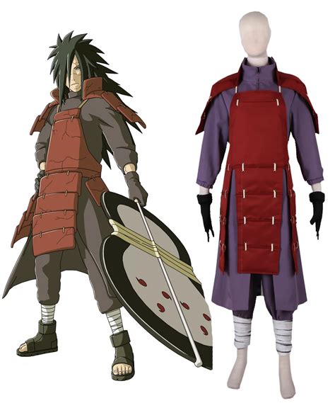 Naruto Shippuden Uchiha Madara Cosplay Costume