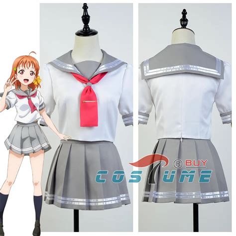 Anime Love Live Lovelive Sunshine Aqours Cosplay Costume Takami Chika Cosplay Costume School