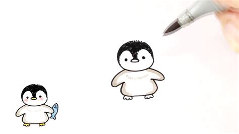 Learn how to draw a cute penguin, and then add your own hat and scarf design. วาดลูกนกเพนกวินน | 6qeTZp1qnzg