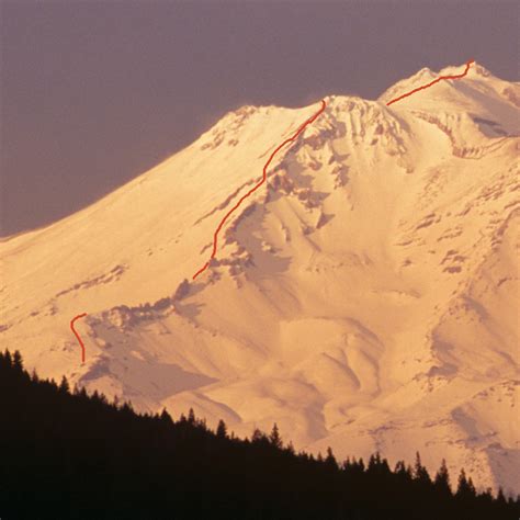 Climbing Routes Mount Shasta Avalanche Center