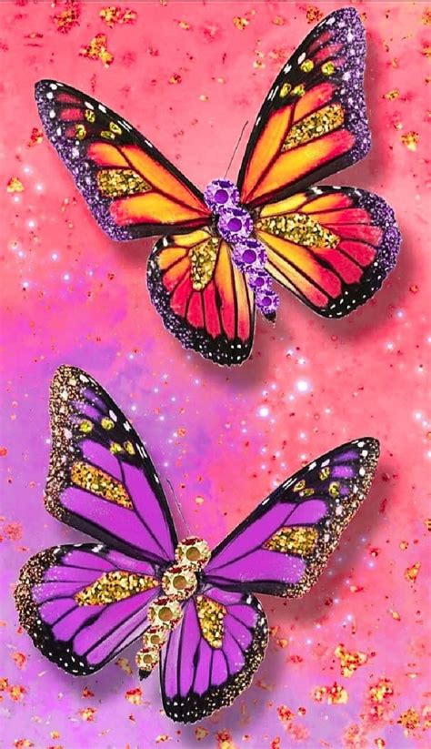 100 Glitter Butterfly Wallpapers