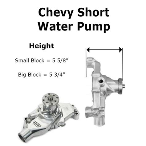 Chevy Short Vs Long Water Pumps Ground Up Motors