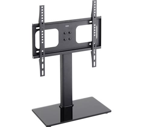 Buy Ttap Tt44f 430 Mm Tv Stand With Bracket Black Glass Free