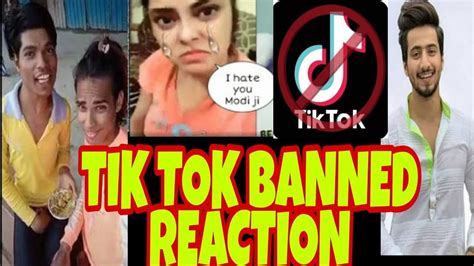 Tik Tok Banned Reaction Tik Tok Ban In India Tik Tokers Reaction