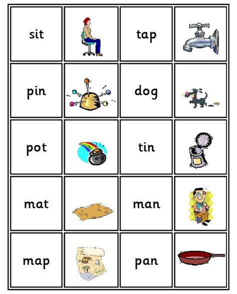A Printable Worksheet For Beginning With Pictures