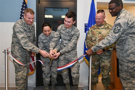 Airmen Senior Leaders Open New Enlisted Dorm Hanscom Air Force Base