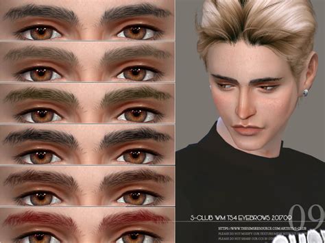 The Sims Resource S Club Wm Ts4 Eyebrows M 201709