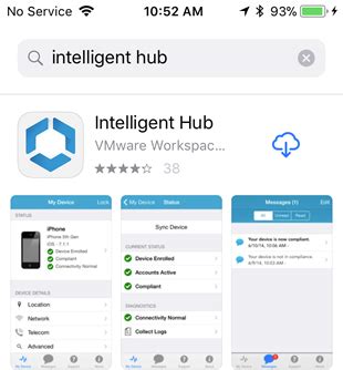 Intelligent hub must be upgraded to 20.03 or newer. Enroll an iOS Device in Mobile Device Management ...