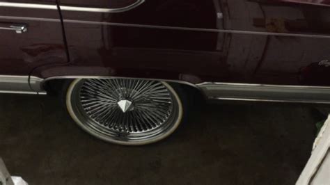 22 Inch Wire Rims 1992 Cadillac Brougham Delegance Youtube