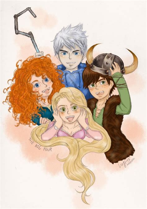 The Big Four Rise Of The Brave Tangled Dragons Fan Art 34550745