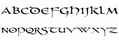Typographic info for the american uncial font family. PR Uncial 2003 Font - FFonts.net