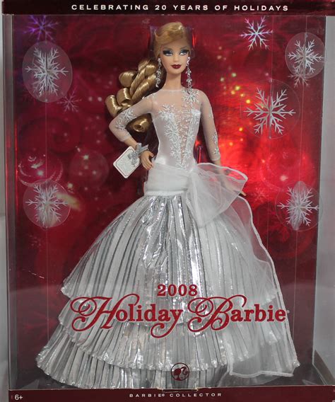 Happy Holiday Barbie 2008 Celebrating 20 Years Of Holidays Nrfb