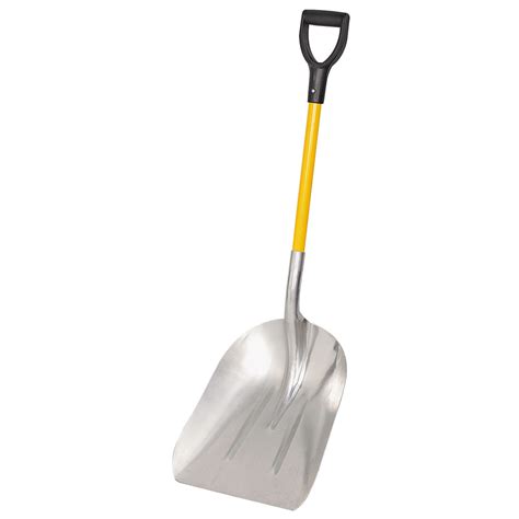 Aluminum Scoop Shovel With D Handle