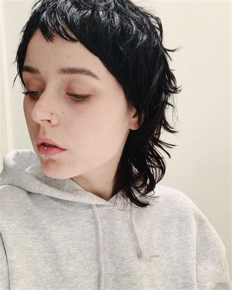 Sasha Hairstylist 🌙 On Instagram “ 🏻 Mulletupdate Crafthairdresser Selfie Mullet” Mullet