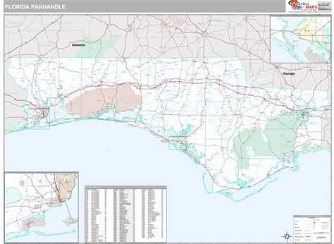 Detailed Map Of Florida Panhandle