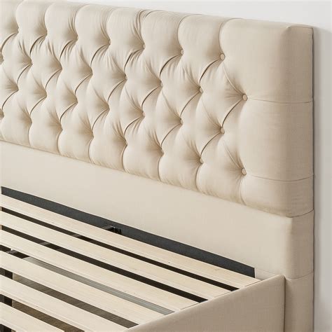 Zinus Misty 42 Upholstered Platform Bed Frame King