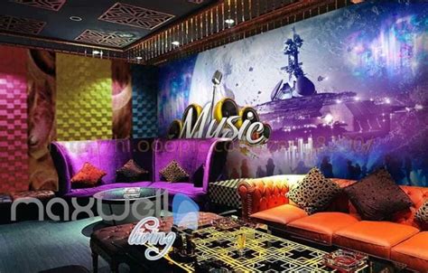 Space Music Concert Dancefloor Art Wall Murals Wallpaper Decals Prints