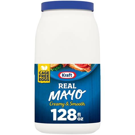 Kraft Real Mayo Creamy And Smooth Mayonnaise 1 Gal Jug