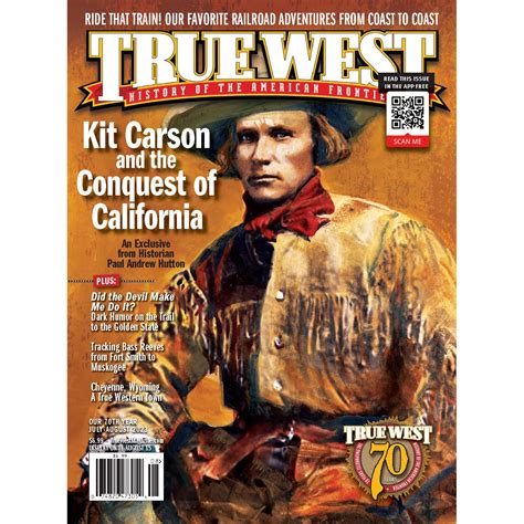 True West Magazine July August 2023 Kit Carson