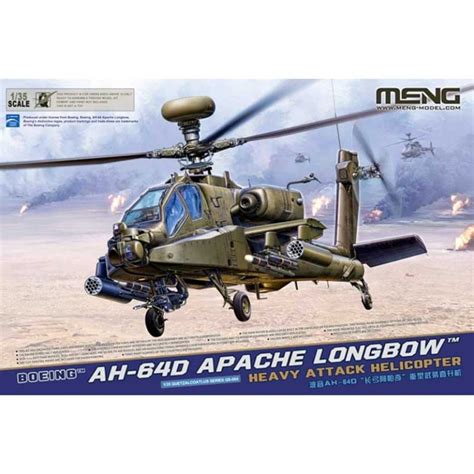 Meng Model Mngqs 004 135 Boeing Ah 64d Apache Longbow Qs 004