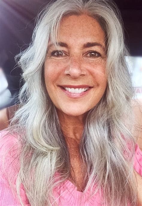 Long Silver Hair Silver Hair Color Long Gray Hair Silver Age Reddish Brown Hair Brown Hair