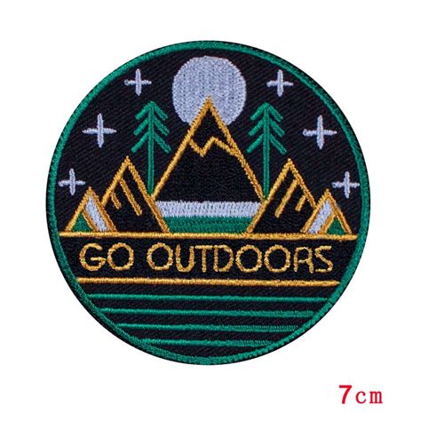 New Arrive Go Outdoors Sport Travel Hiking Sunshine Patch For Jacket