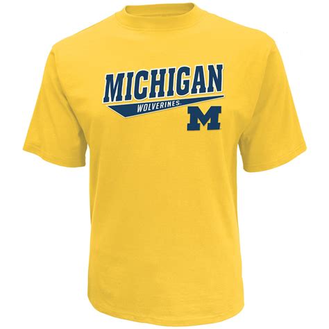 Ncaa Mens T Shirt University Of Michigan Wolverines Shop Your Way