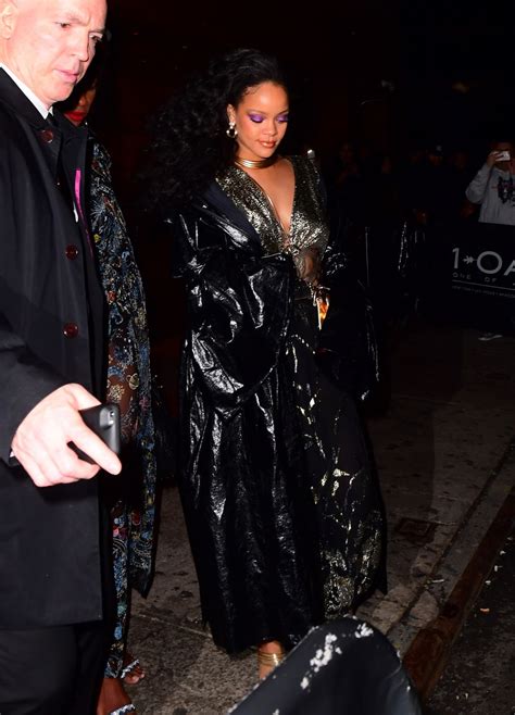 Rihanna Leaves 1oak Nightclub In New York 01292018